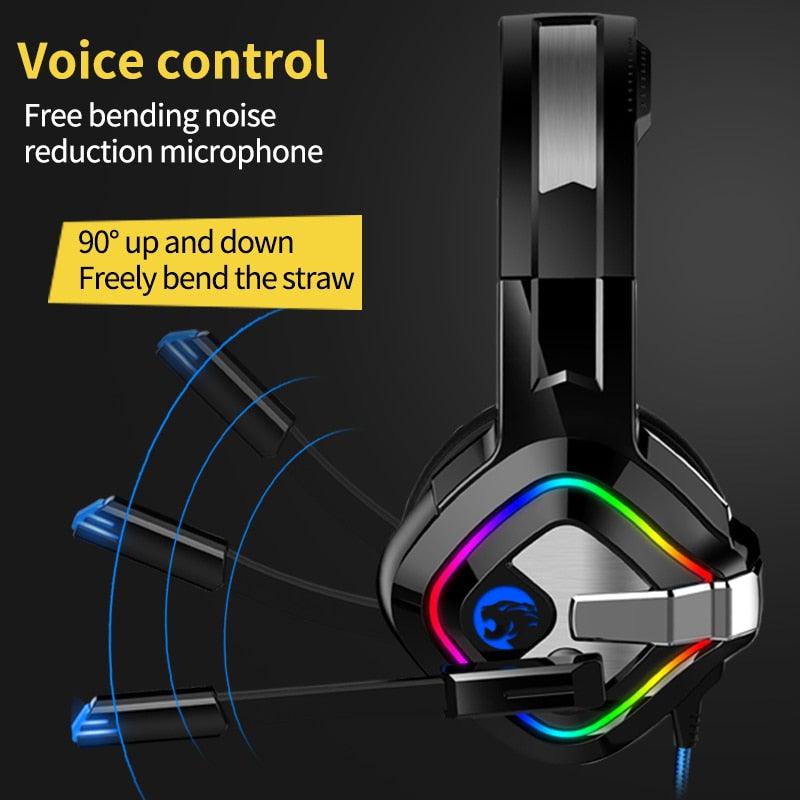 Trending A60/A66 Gaming Headphone 4D Stereo Earphones Headset - Earphones with Microphone for PC Mobile Phone Game (D49)(AH)