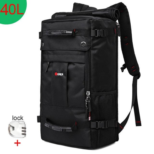 50L Waterproof Travel Backpack -Multifunction 17.3 Laptop Backpacks - outdoor Luggage (1U78)(LT3)