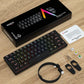 61 Key Mechanical Keyboard Switch 60% NKRO Bluetooth PBT Keycaps Wireless Wired Gaming Keyboard (CA1)(1U52)