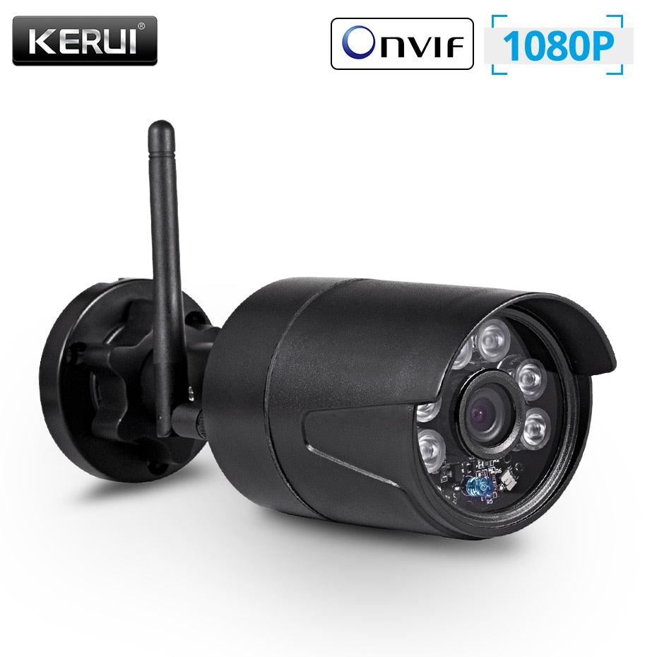 KERUI 2MP 1080P Wireless Outdoor Home Security WiFi IP Camera Full HD IP54 Waterproof Surveillance CCTV Camera Night Vision (MC8)