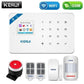 KERUI Wireless Smart Home GSM Security Alarm System Kit APP Control With Auto Dial Motion Detector Sensor Burglar Anti Theft SMS (MC8)(F54)