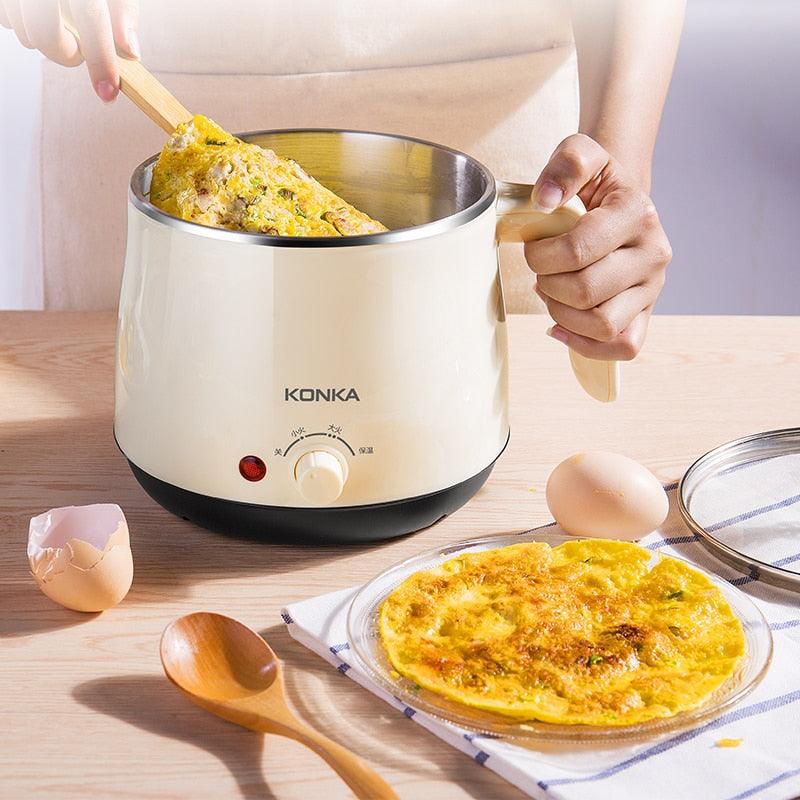Mini Multifunction Electric Cooking Machine Single/Double Layer Available Hot Pot Multi Electric Rice Cooker (D59)(H4)