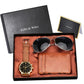 Men Watch Sets - Magic Card Pack Fashion Sunglasses Birthday Thanksgiving Gift (1MA1)(F84)