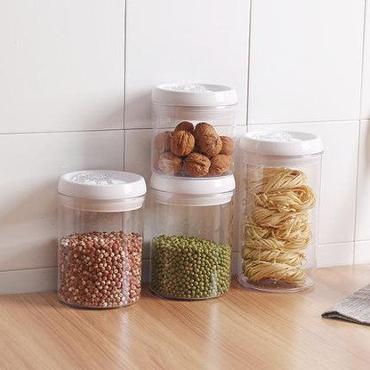 Kitchen Food Storage Container Box Plastic Candy Box Fruit Basket Grain Transparent Sealed (D61)(AK8)