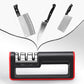 Knife Sharpener - Professional Diamond 3 in 1 Stages Knife Stainless Steel Kitchen Tools Sharpening (D61)(AK5)