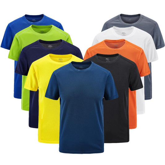 New Men's Summer Casual Outdoor T-shirt - Short Sleeve Plus Size Sport T-shirt (3U8)(3U101)