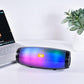 Great LED Bluetooth Speaker Portable Outdoor Loudspeaker Wireless Mini Column 3D 5W Stereo Music Surround Support FM TF Card Bass Box (HA)(F57)