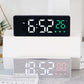 LED Digital Alarm Clock - Radio Projection With Temperature And Humidity Mirror Display (HA4)(1U57)