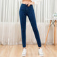 Women Push Up Jeans - Plus Size - High Waist Full Length Women Casual Stretch Skinny Pencil Pants (TB6)(F21)