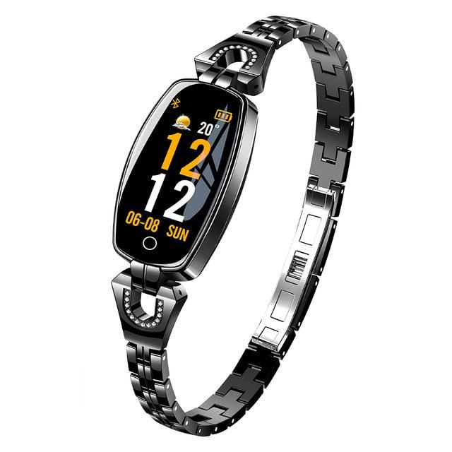 Beautiful Smart Watch - Women Waterproof Heart Rate Monitoring Bluetooth - Android IOS Fitness Bracelet (D82)(D84)(RW)(9WH3)
