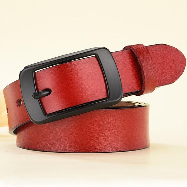 New Designer Fashion Women's Belts - Genuine Leather Straps Female Waistband Belt (D44)(4WH1)