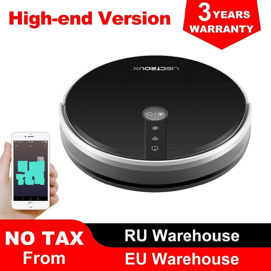 C30B Robot Vacuum Cleaner, Map Navigation with Memory,Wifi APP Control,4000pa Suction Power,Smart Electric (D68)(V1)(1U68)