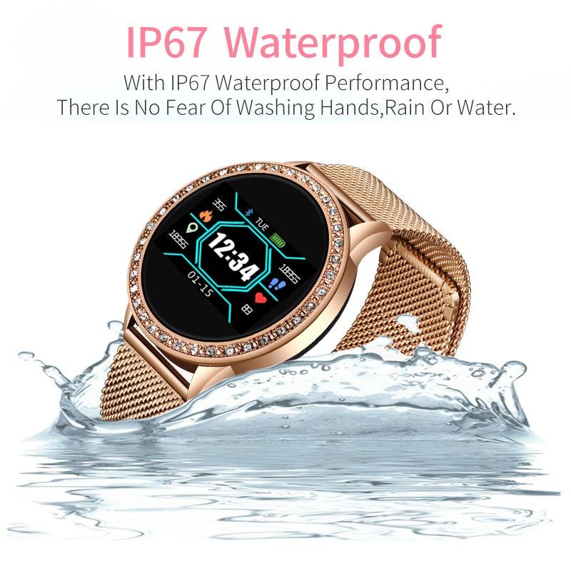 Fashion Smart Watch -Sport Waterproof , Heart Rate , Sleep Monitor (RW)(9WH3)(F84)(F82)