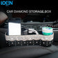 Luxury Car Rhinestones Organizer - Front Seat Side Gap Coin Cellphone Storage (3LT1)