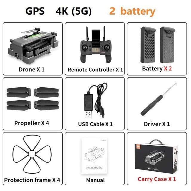 LSRC New Gps Drone Camera 5G and Wifi FPV HD 4K Camera Professional Brushless Foldable Quadcopter RC Drone Toy Gift (MC2)(1U54)(1U46)(F54)(F46)