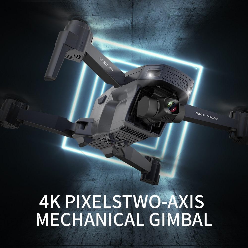 New SG907PRO GPS drone with 2-axis gimbal camera 4K HD 5G Wifi wide-angle FPV optical flow RC Quadcopter Drone SG906 PRO 2 (MC2)(1U54)(1U46)