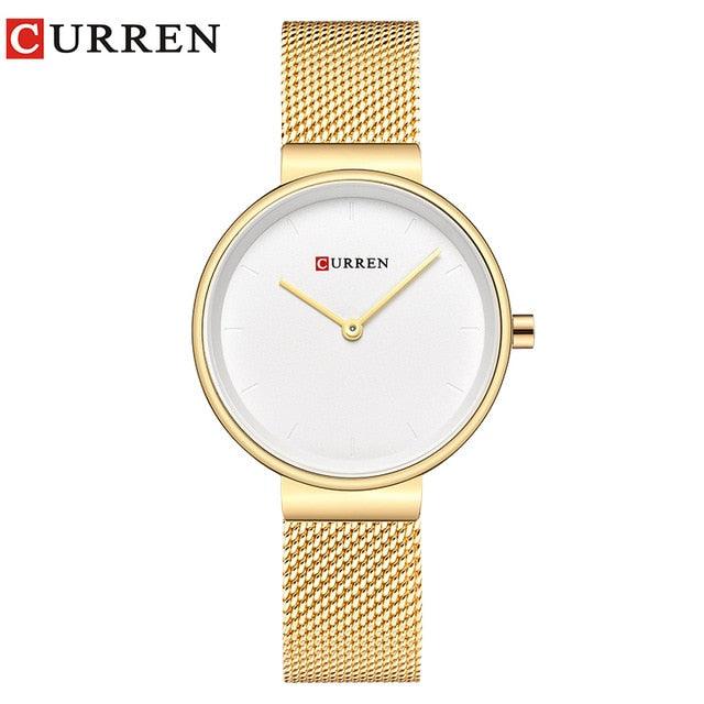 Ladies Dress Bracelet Watches - Stainless Steel Fashion Wrist Watch (1U82)(RW)