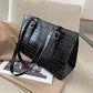 Cute Large PU Leather Shoulder Bags - Women's Stone Pattern Hand Bag (WH2)