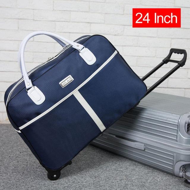 Large Trolley Bag - Luggage Travel Duffle Bags - Rolling Traveling Handbag - With Wheel Carry On (LT1)(LT2)(F78)