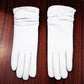 Cute Leather Gloves - Sheepskin Elastic Thin Glove Set (6WH1)