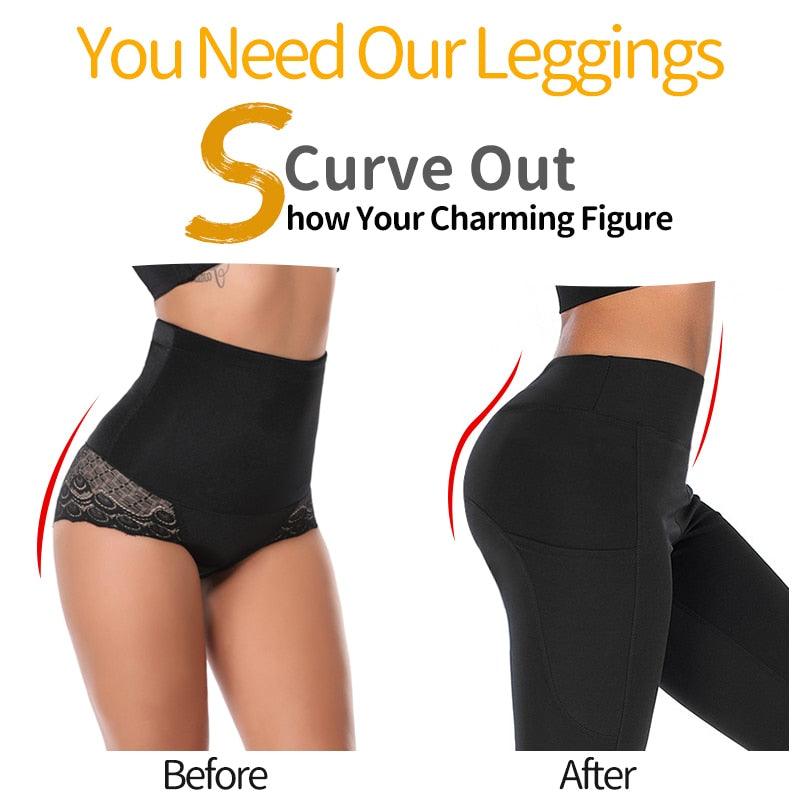 Trending Women' Leggings With Pocket - Mid Waist Perfect Fit Legging - Seamless Fitness Workout Butt Lifting (1U31) (1U24)
