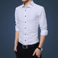 Great Casual Social Formal Shirt - Men Long Sleeve Slim Office Shirt (TM1)(T2G)