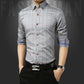 Great Casual Social Formal Shirt - Men Long Sleeve Slim Office Shirt (TM1)(T2G)