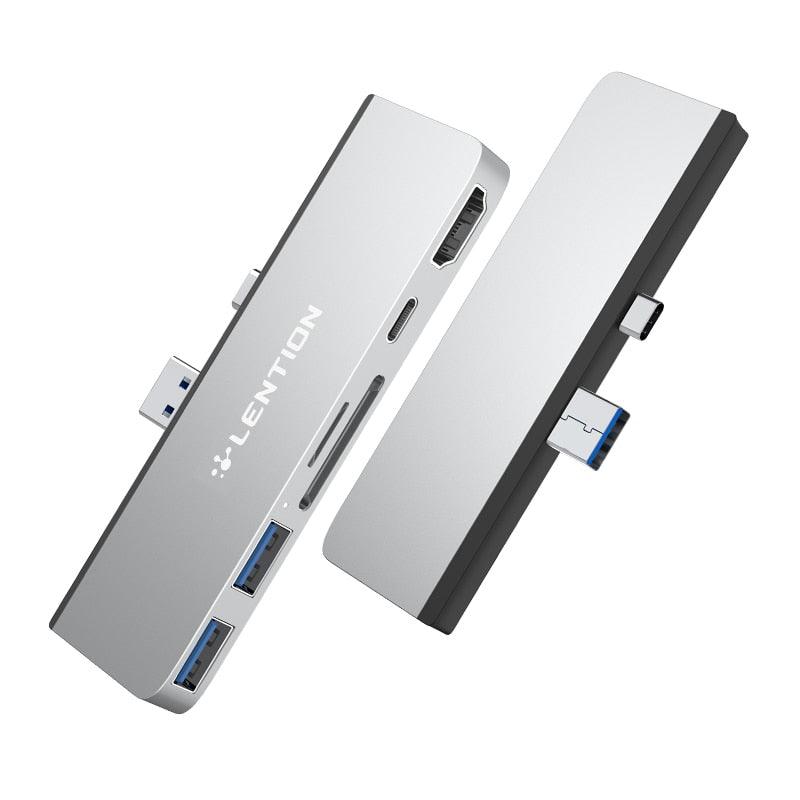 USB 3.0 HUB Multi USB to USB3.0 Port HDMI SD/TF Docking Station for Microsoft Surface Pro 7 Splitter Adapter PD Charge (CA2)(1U52)