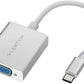 USB C to VGA Adapter, Type C to VGA Cable Converter for MacBook Pro 13/15/16 (Thunderbolt 3 Port), 2018 2019 MacBook Air (CA2)(1U52)