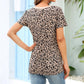 Cute Leopard T-shirt - Summer Short Sleeve Tops - Women Casual O-neck Cotton T Shirts (3U19)