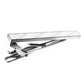 Men's Skinny Tie Clip Pins - Metal Necktie Tie Bar - Stainless Steel Plain Tie Clip (MA4)