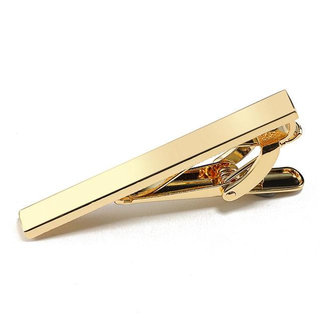 Men Business Copper Necktie Tie Clips - Skinny Glossy Clasp Tie Bar Clasp Clip (MA4)(F17)