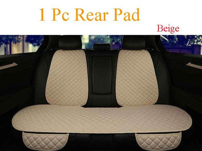 Trending Linen Car Seat Cover - Protector Linen Front And Back Seat - Cushion Pad Accessories - Suitable For All Model (7WH1)