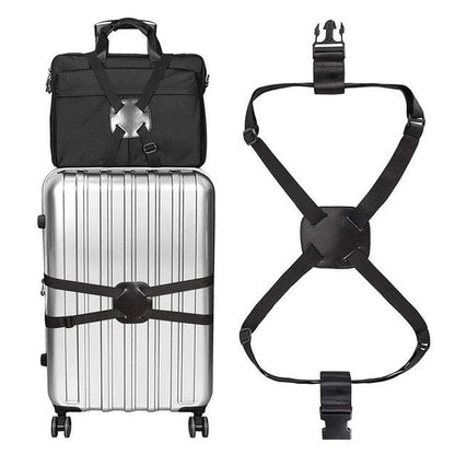 Luggage Binding Belt - Elastic Telescopic Luggage Strap - Travel Bag Suitcase Fixed Belt (D79)(LT6)