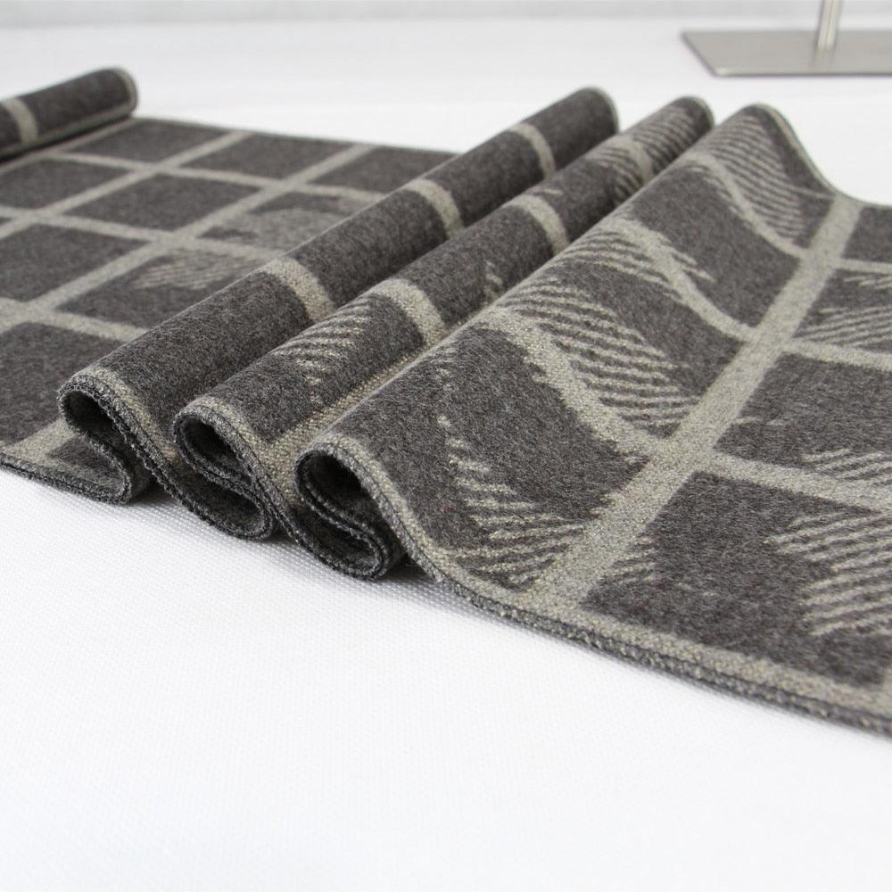 Luxury Brand Scarf -Cashmere Scarf Wrap - Autumn Winter Scarf - Long Wool (MA7)