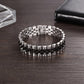 Luxury Gold Color Stainless Steel Bracelet 200mm Wristband - Men Jewelry Bracelets (2U83)
