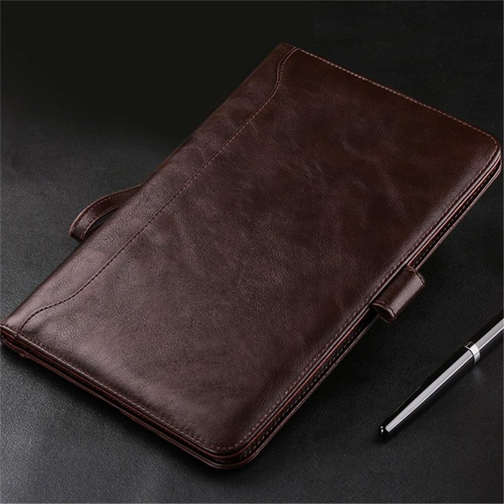 Luxury Leather Case for iPad pro 9.7 Retro Briefcase Auto Wake Up Sleep Hand Belt Holder Stand Flip Cover for iPad pro 9.7 (D47)(TLC3)