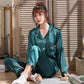Luxury Pajama suit - Couple Pajama Sets - Silk Sweet Sleepwear - Men & Women Clothes (ZP3)