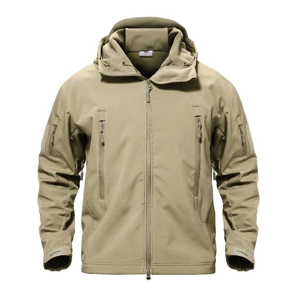 Skin Military Jacket - Men Waterproof Tactical Camouflage Army Hoody Jacket Winter Coat (2U100)