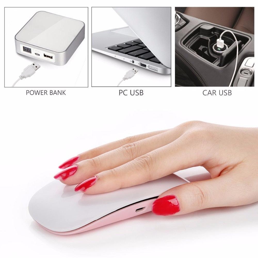 6W Nail Dryer Mini Portable White Light USB LED UV Lamp For Nails Cure Nail Gel (N3)(1U85)