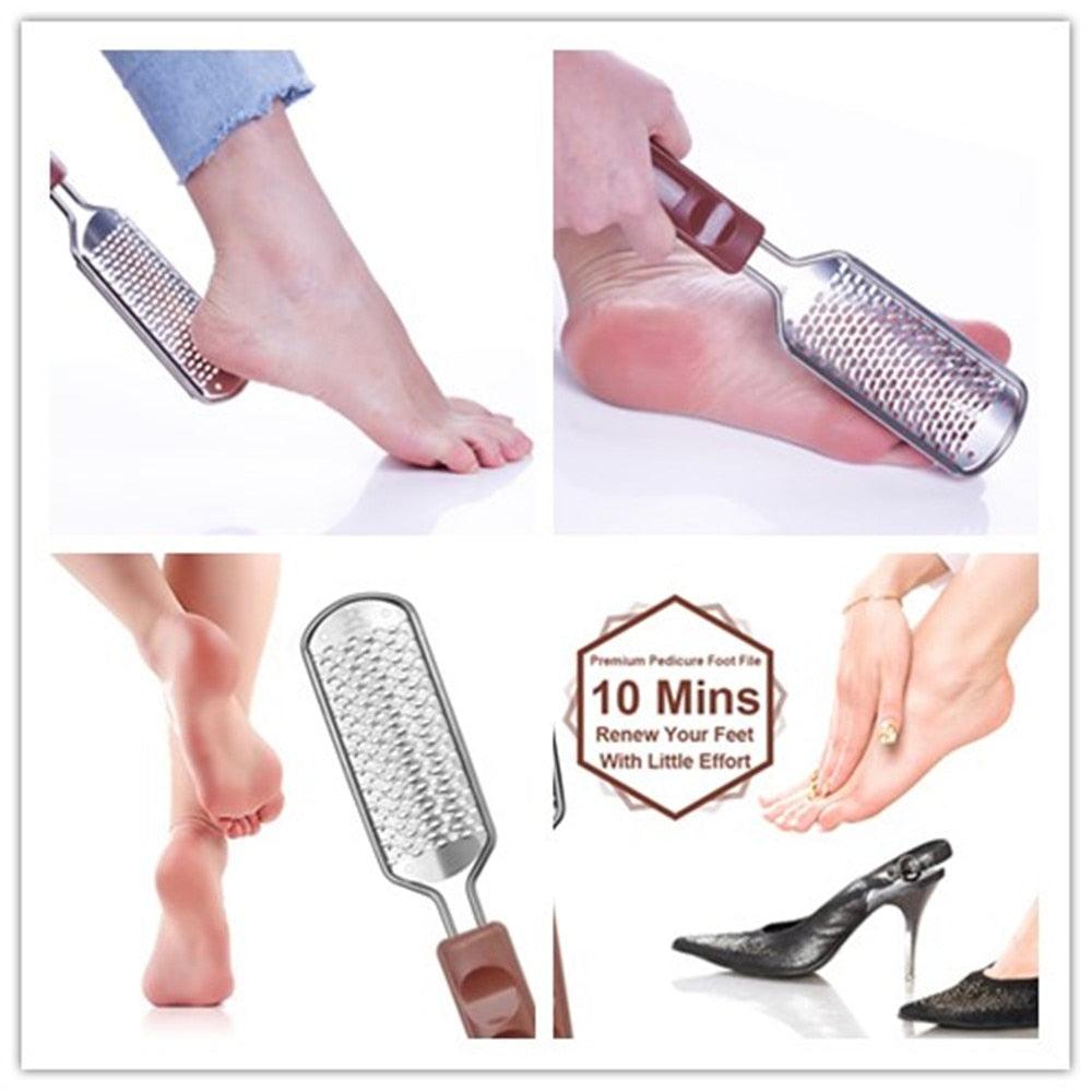 Pedicure Tool With 10 Blades,stainlee Steel Callus Remover,callus