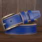 Men's Belts Leather Jeans Waistband Genuine Leather Male Belt - Soft Alloy Pin Buckle (MA1)(F17)