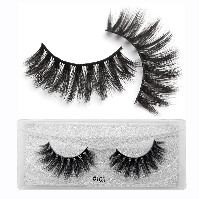 20/30/50/100 pairs Wholesale Eyelashes 3D fluffy Mink Lashes Natural soft False Eyelashes (M2)(1U86)