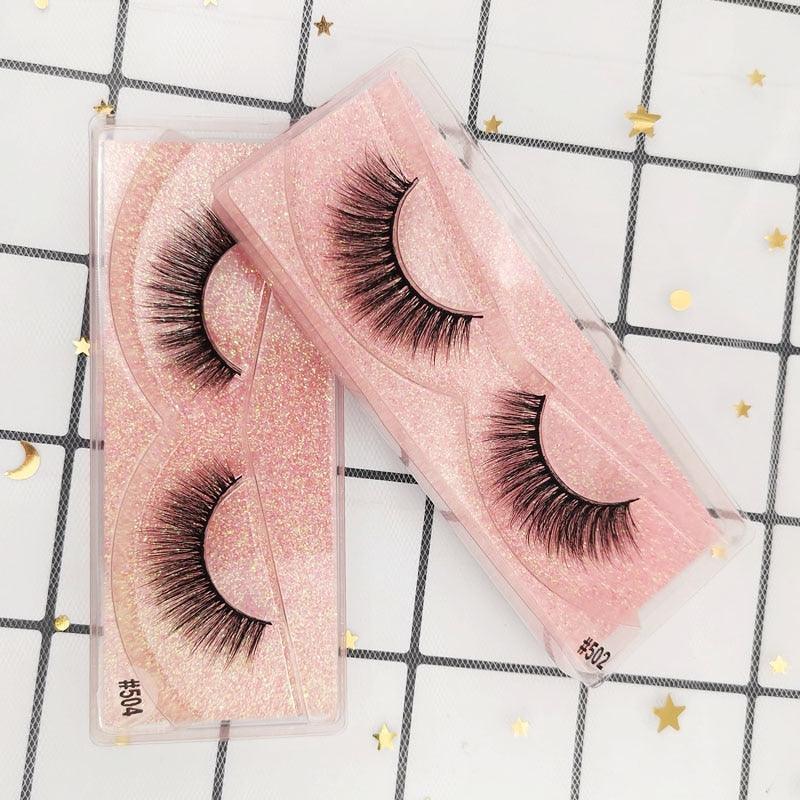 Wholesale soft Eyelashes 3d Mink Lashes Natural Mink Eyelashes Wholesale False Eyelashes Make up (M2)(1U86)