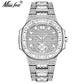 Great Watches -Luxury Full Diamond Quartz Watch - Bling Bling Jewelry Watch (1U82)