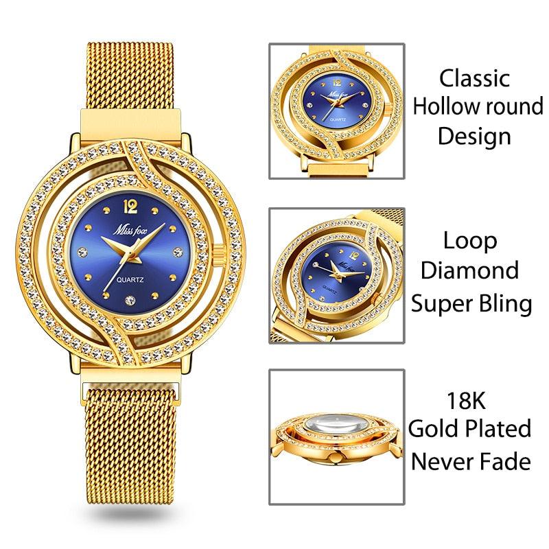 Ladies elegant magnet outlet watch