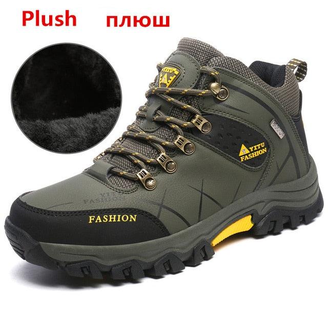 Men's Boots - Winter With Plush Warm Snow Boots - Casual Winter Boots (MSB4)(F16)(F13)