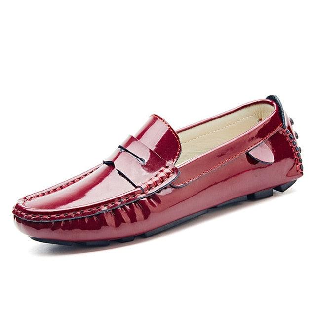 Great Men's Loafers Patent Leather Moccasins Driving Shoes (MSC2)(MSC4)(MSC1)