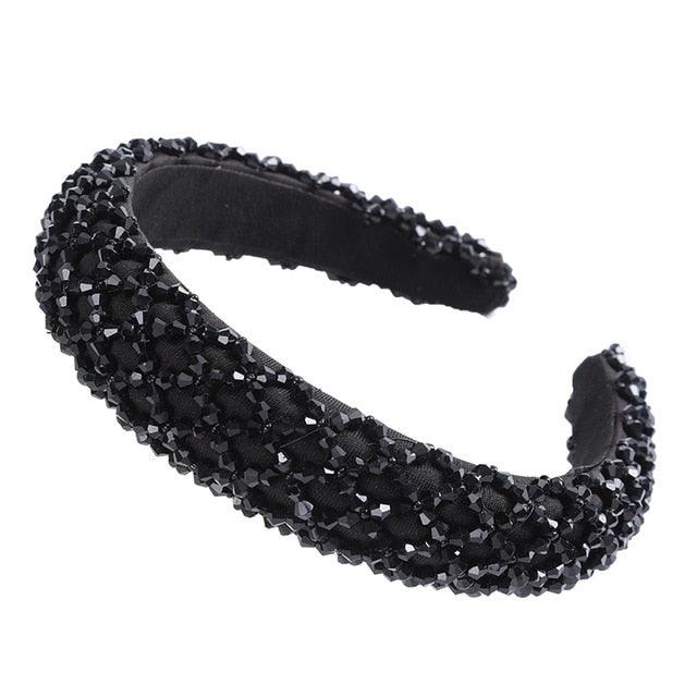 Gorgeous Sparkly Padded Rhinestones Headbands - Full Crystal Luxurious Limited Edition Hairbands (8WH1)(F88)