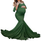 Gorgeous Maternity Dresses - Photo Shoot Pregnant Sexy Mermaid Gown - Baby Shower Photography Props (Z6)(Z8)(1Z1)(2Z1)(3Z1)